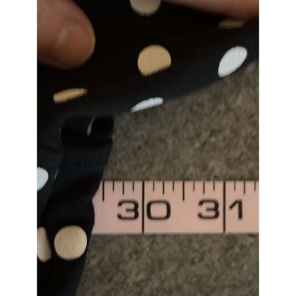 Vtg. Quacker Factory Polka Dot Jacket 3X Black Funnel Neck Snap Front Stretch - Picture 8 of 9